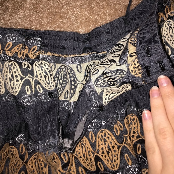 Boho embroidery pleated skirt - Picture 3 of 6